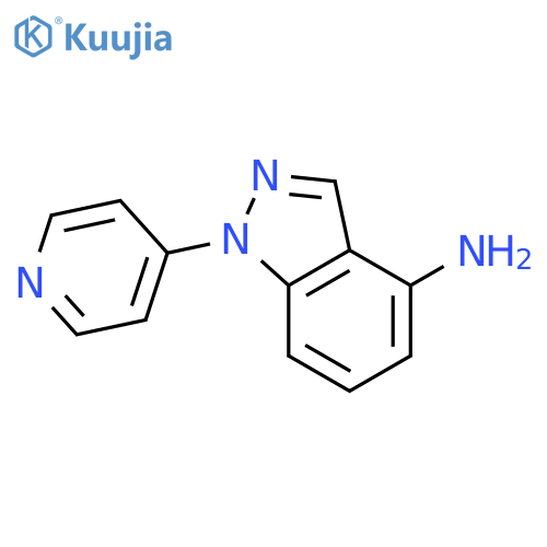 1-(pyridin-4-yl)-1H-indazol-4-amine structure