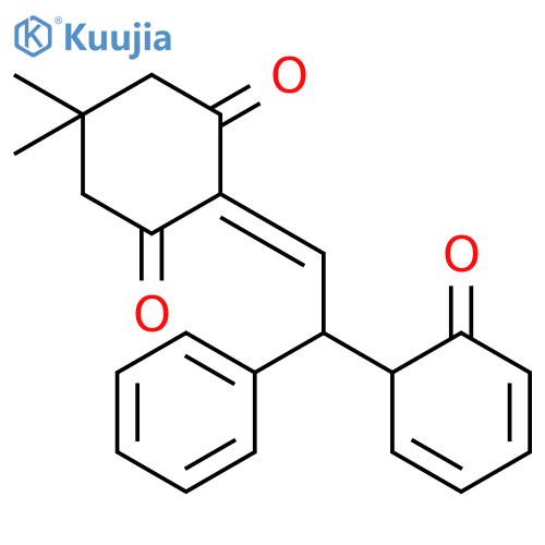 1,3-Cyclohexanedione, 5,5-dimethyl-2-(oxodiphenylethylidene)- structure