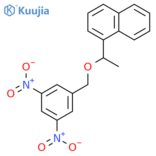 NAPHTHALENE, 1-[1-[(3,5-DINITROPHENYL)METHOXY]ETHYL]- structure