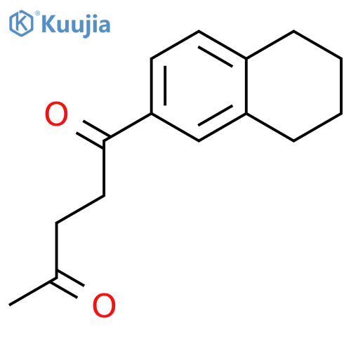 1,4-Pentanedione, 1-(5,6,7,8-tetrahydro-2-naphthalenyl)- structure