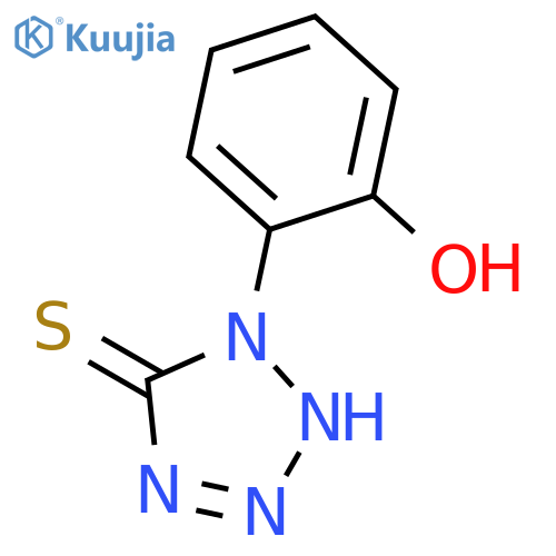 5H-Tetrazole-5-thione, 1,2-dihydro-1-(2-hydroxyphenyl)- structure