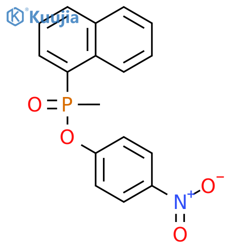 4-Nitrophenyl methyl(naphthalen-1-yl)phosphinate structure