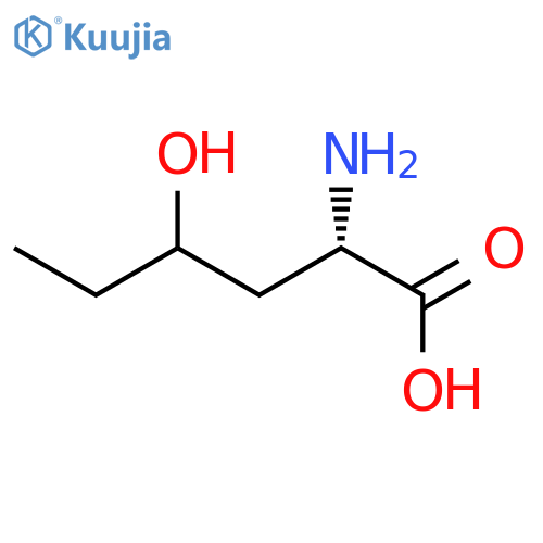 2-amino-4-hydroxyhexanoic acid structure