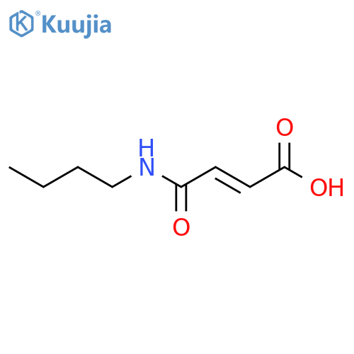 (2E)-3-(butylcarbamoyl)prop-2-enoic acid structure