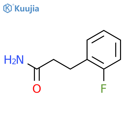 3-(2-fluorophenyl)propanamide structure