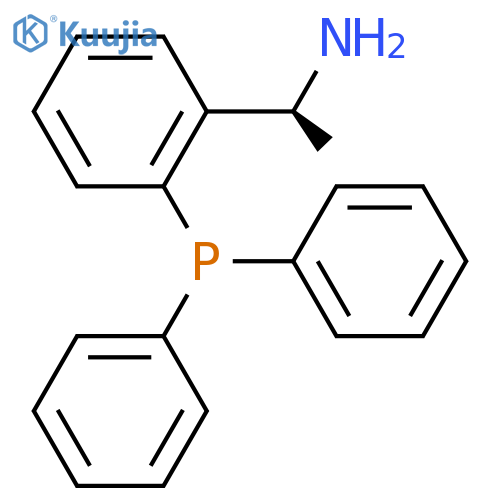 (S)-1-(2-(Diphenylphosphino)phenyl)ethanamine structure