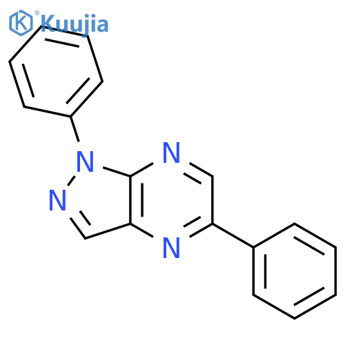 1H-Pyrazolo[3,4-b]pyrazine, 1,5-diphenyl- structure