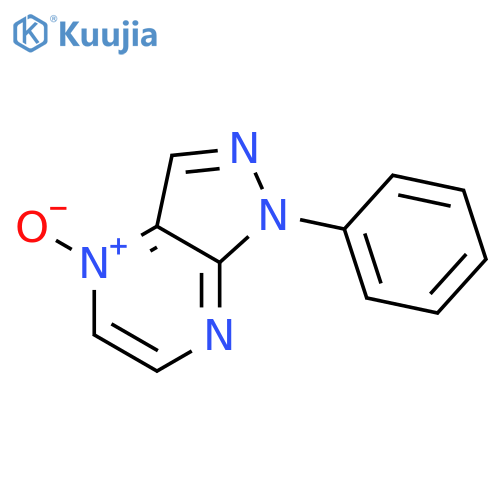 1H-Pyrazolo[3,4-b]pyrazine, 1-phenyl-, 4-oxide structure