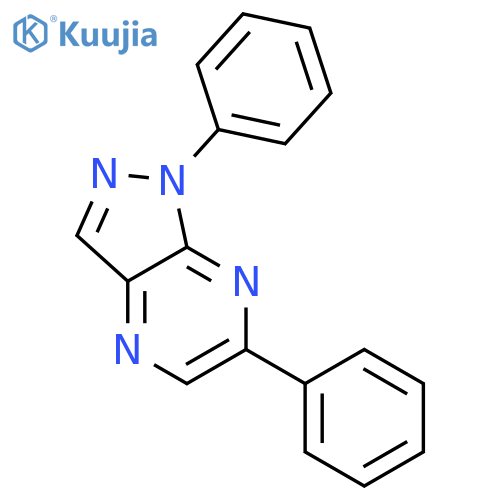 1H-Pyrazolo[3,4-b]pyrazine, 1,6-diphenyl- structure