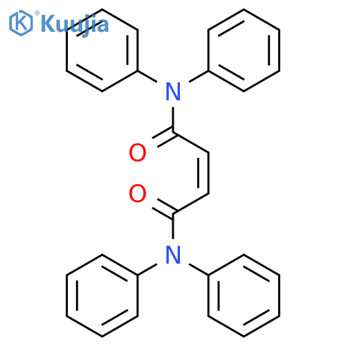 2-Butenediamide, N,N,N',N'-tetraphenyl-, (Z)- structure