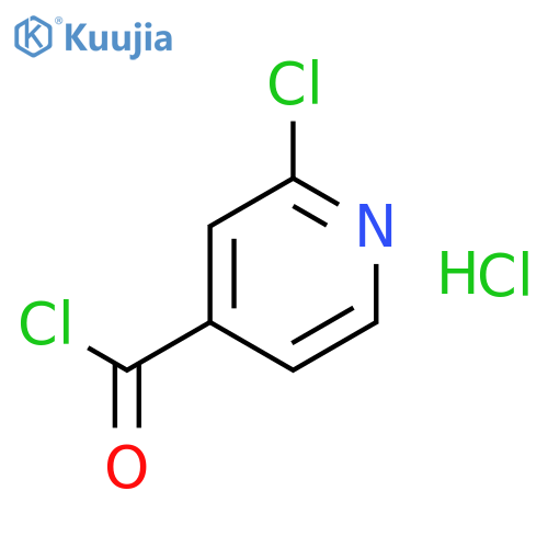 4-PYRIDINECARBONYL CHLORIDE, 2-CHLORO-, HYDROCHLORIDE structure