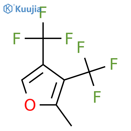 FURAN, 2-METHYL-3,4-BIS(TRIFLUOROMETHYL)- structure
