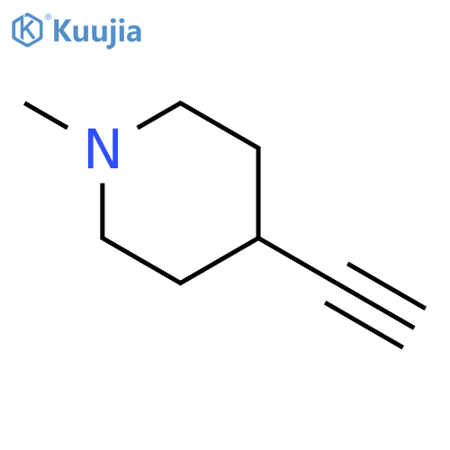 4-ethynyl-1-methylpiperidine structure
