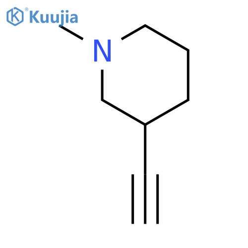 3-ethynyl-1-methylpiperidine structure