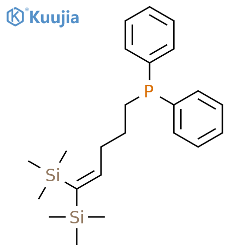 PHOSPHORANE, [BIS(TRIMETHYLSILYL)METHYLENE]BUTYLDIPHENYL- structure