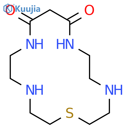1-THIA-4,7,11,14-TETRAAZACYCLOHEXADECANE-8,10-DIONE structure