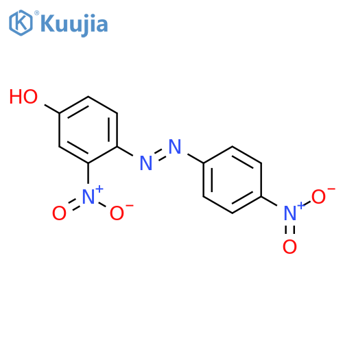 PHENOL, 3-NITRO-4-[(4-NITROPHENYL)AZO]- structure