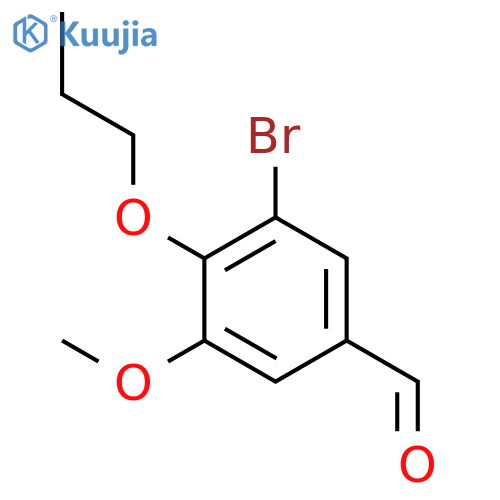 3-Bromo-5-methoxy-4-propoxybenzaldehyde structure
