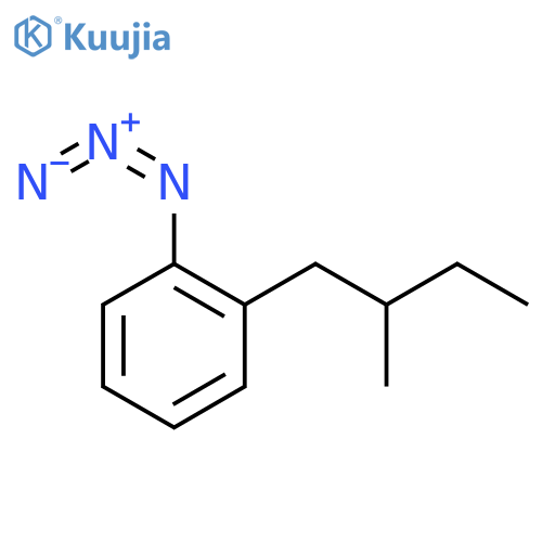 Benzene, 1-azido-2-(2-methylbutyl)- structure