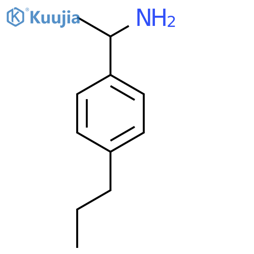 1-(4-Propylphenyl)ethanamine structure