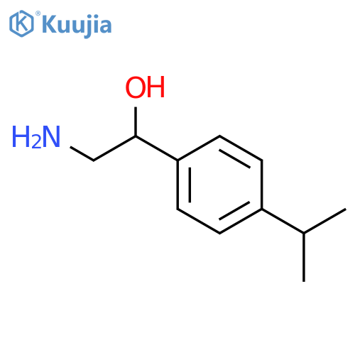 2-amino-1-(4-isopropylphenyl)ethanol structure