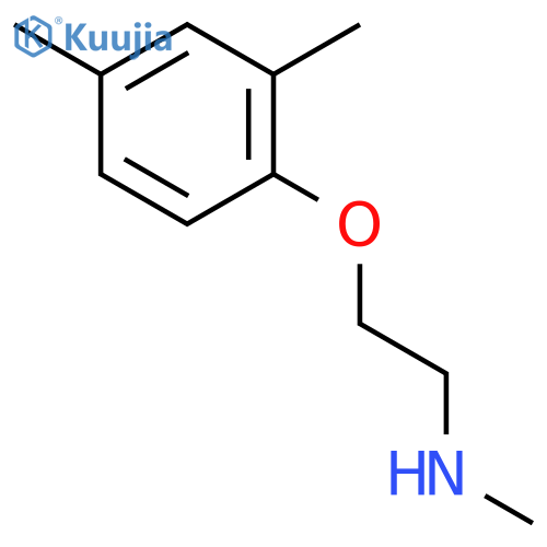 2-(2,4-Dimethylphenoxy)-N-methylethanamine structure