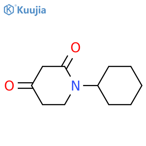 1-cyclohexylpiperidine-2,4-dione structure