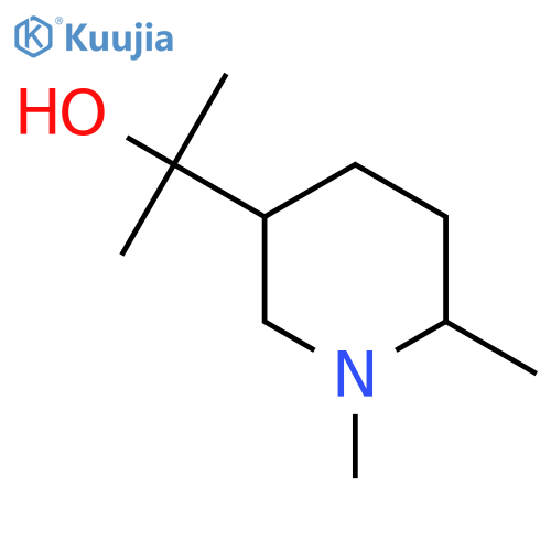 α,α,1,6-Tetramethyl-3-piperidinemethanol structure