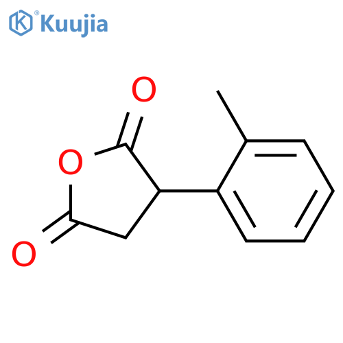 2,5-Furandione, dihydro-3-(2-methylphenyl)- structure