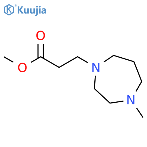 Methyl 3-(4-methyl-1,4-diazepan-1-yl)propanoate structure