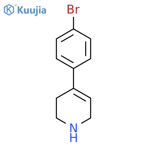 4-(4-Bromophenyl)-1,2,3,6-tetrahydropyridine structure