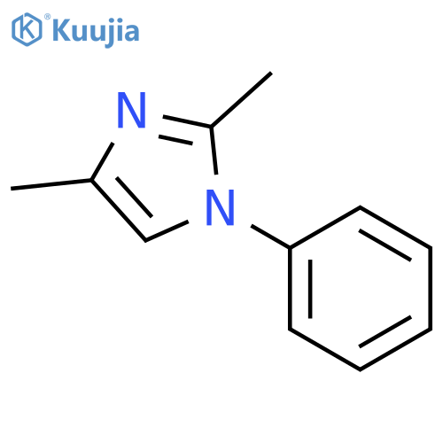 1H-IMIDAZOLE, 2,4-DIMETHYL-1-PHENYL- structure