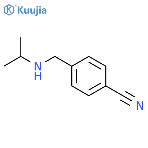 4-((Isopropylamino)methyl)benzonitrile structure