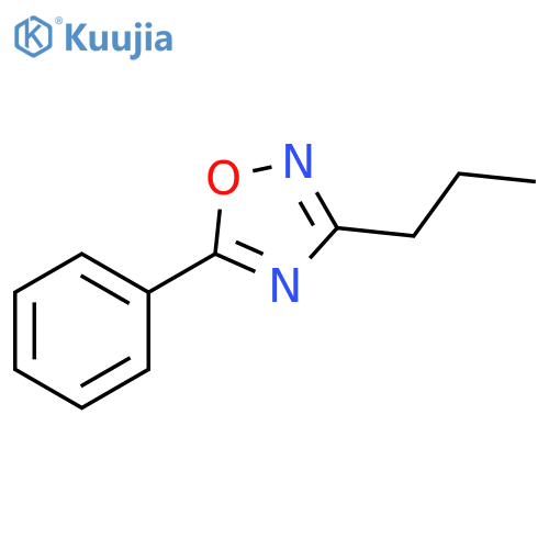 5-Phenyl-3-n-propyl-1,2,4-oxadiazole structure