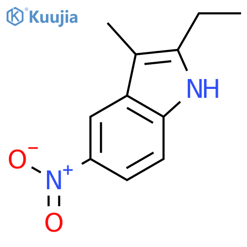 1H-INDOLE, 2-ETHYL-3-METHYL-5-NITRO- structure