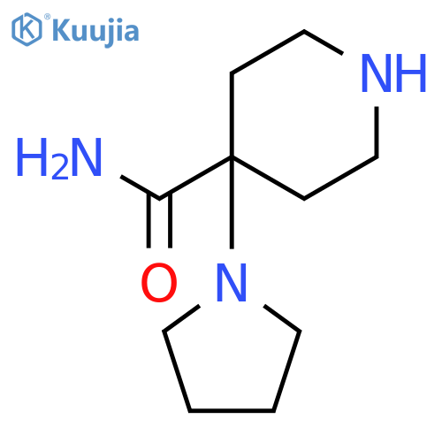 4-(pyrrolidin-1-yl)piperidine-4-carboxamide structure