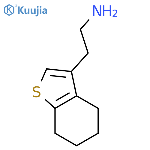 2-(4,5,6,7-tetrahydro-1-benzothien-3-yl)ethylamine hydrochloride hydrate structure
