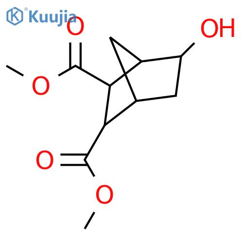 Bicyclo[2.2.1]heptane-2,3-dicarboxylic acid, 5-hydroxy-, dimethyl ester structure