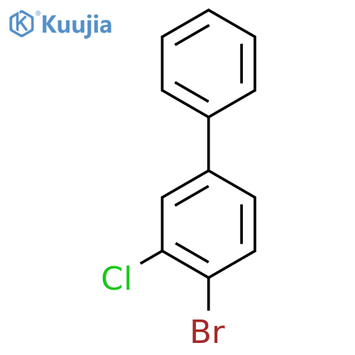 4-Bromo-3-chlorophenylbenzene structure