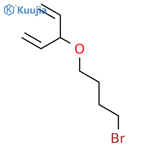 1,4-Pentadiene, 3-(4-bromobutoxy)- structure