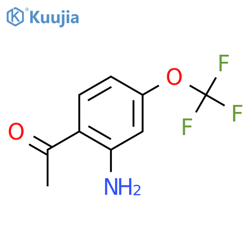 1-(2-Amino-4-(trifluoromethoxy)phenyl)ethanone structure