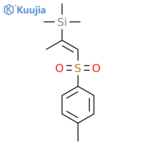 SILANE, TRIMETHYL[1-METHYL-2-[(4-METHYLPHENYL)SULFONYL]ETHENYL]- structure