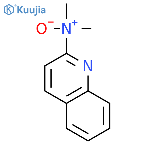2-QUINOLINAMINE, N,N-DIMETHYL-, N-OXIDE structure