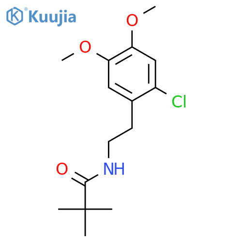 PROPANAMIDE, N-[2-(2-CHLORO-4,5-DIMETHOXYPHENYL)ETHYL]-2,2-DIMETHYL- structure
