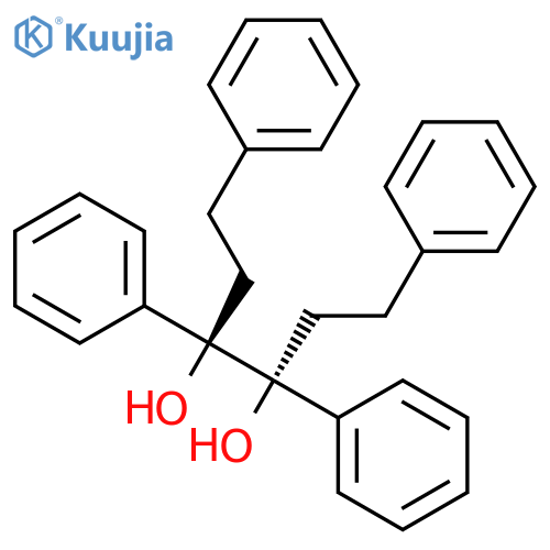 3,4-Hexanediol, 1,3,4,6-tetraphenyl-, (R*,R*)-(-)- structure