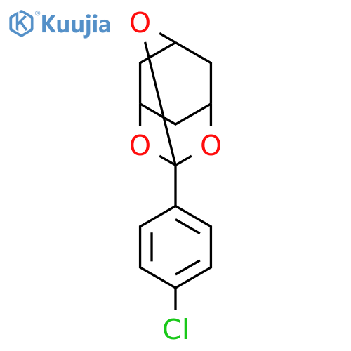 2,4,10-Trioxatricyclo[3.3.1.13,7]decane, 3-(4-chlorophenyl)- structure