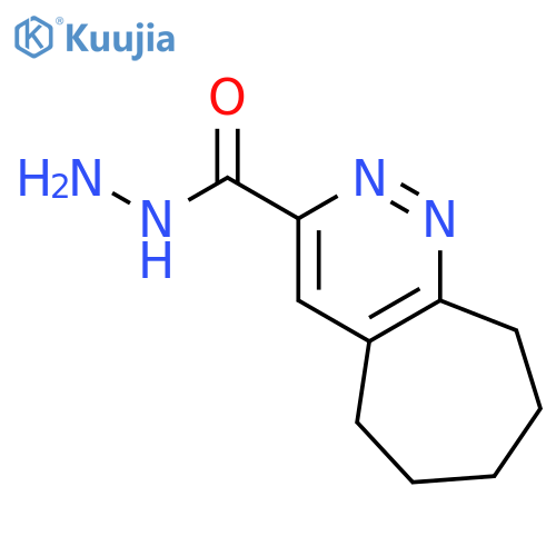 6,7,8,9-tetrahydro-5H-Cyclohepta[c]pyridazine-3-carboxylic acid hydrazide structure