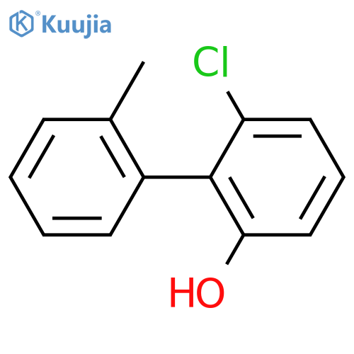 3-chloro-2-(2-methylphenyl)phenol structure