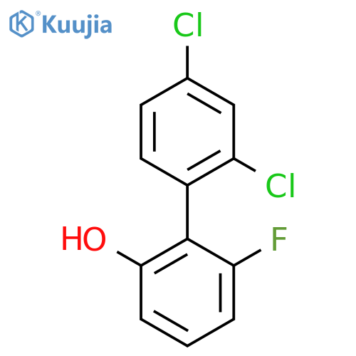 2',4'-Dichloro-6-fluoro-biphenyl-2-ol structure