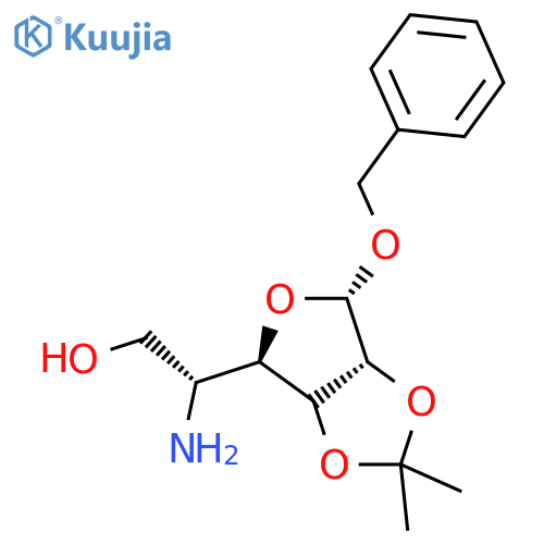 Benzyl 5-Amino-5-deoxy-2,3-O-isopropyl-α-D-mannofuranoside structure